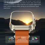 N22 2-in-1 1,96 Zoll HD-Display Sport Bluetooth-Kopfhörer Smartwatch
