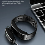 B7 Bluetooth-Ohrhörer mit Smart-Armband, unterstützt Schlafüberwachung / Blutsauerstoffmessung / Herzfrequenzmessung