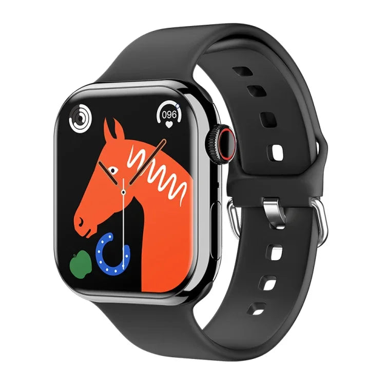 IW9 Smartwatch mit 2,05 Zoll quadratischem Display, unterstützt Bluetooth-Anrufe und Blutsauerstoffmessung