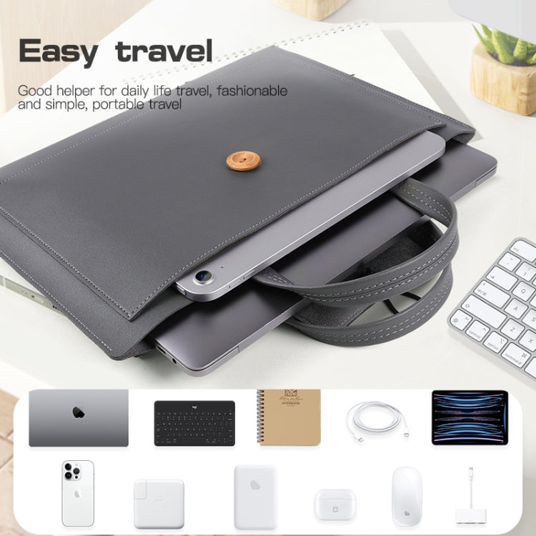 Universelle Elastische Fadenknopf Tragbare Laptop-Innentasche, 13-14 Zoll, 15-16 Zoll