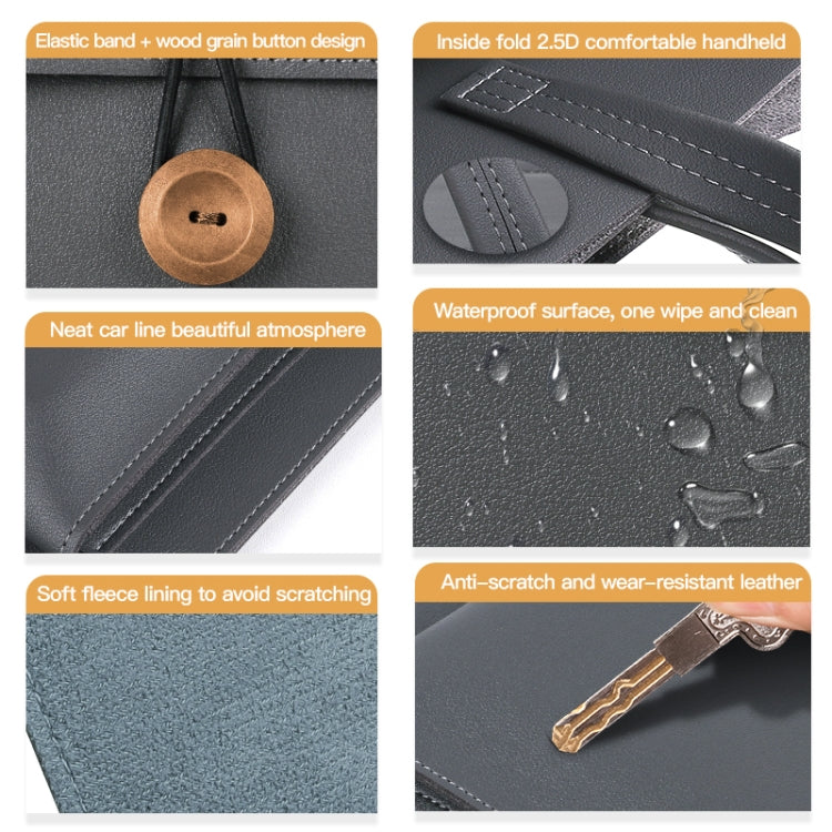 Universelle Elastische Fadenknopf Tragbare Laptop-Innentasche, 13-14 Zoll, 15-16 Zoll