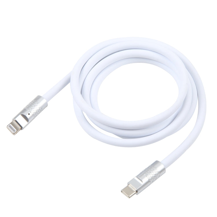 Mech Series 120W USB-C / Typ-C auf 8 Pin Metallstecker Silikon Schnelllade-Datenkabel, Länge: 1,2m, 8 Pin, 1,2m Typ-C auf 8 Pin