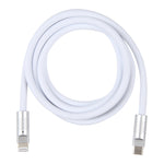 Mech Series 120W USB-C / Typ-C auf 8 Pin Metallstecker Silikon Schnelllade-Datenkabel, Länge: 1,2m, 8 Pin, 1,2m Typ-C auf 8 Pin