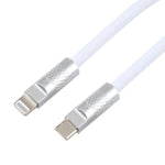 Mech Series 120W USB-C / Typ-C auf 8 Pin Metallstecker Silikon Schnelllade-Datenkabel, Länge: 1,2m, 8 Pin, 1,2m Typ-C auf 8 Pin