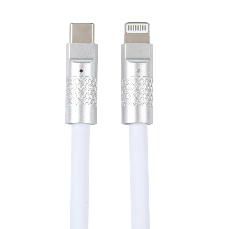 Mech Series 120W USB-C / Typ-C auf 8 Pin Metallstecker Silikon Schnelllade-Datenkabel, Länge: 1,2m, 8 Pin, 1,2m Typ-C auf 8 Pin