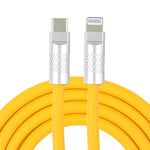 Mech Series 120W USB-C / Typ-C auf 8 Pin Metallstecker Silikon Schnelllade-Datenkabel, Länge: 1,2m, 8 Pin, 1,2m Typ-C auf 8 Pin