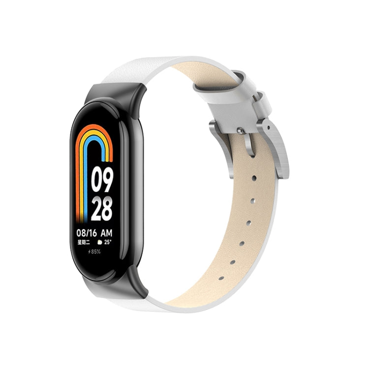 Leather Replacement Watch Band, For Xiaomi Mi Band 8