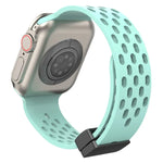 Silikonarmband mit Magnetverschluss, für Apple Watch Series 8 &amp; 7 (41 mm) und Apple Watch Series 8 &amp; 7 (45 mm)