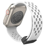 Silikonarmband mit Magnetverschluss, für Apple Watch Series 8 &amp; 7 (41 mm) und Apple Watch Series 8 &amp; 7 (45 mm)