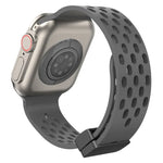Silikonarmband mit Magnetverschluss, für Apple Watch Series 8 &amp; 7 (41 mm) und Apple Watch Series 8 &amp; 7 (45 mm)