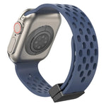 Silikonarmband mit Magnetverschluss, für Apple Watch Series 8 &amp; 7 (41 mm) und Apple Watch Series 8 &amp; 7 (45 mm)