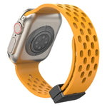 Silikonarmband mit Magnetverschluss, für Apple Watch Series 8 &amp; 7 (41 mm) und Apple Watch Series 8 &amp; 7 (45 mm)