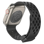 Silikonarmband mit Magnetverschluss, für Apple Watch Series 8 &amp; 7 (41 mm) und Apple Watch Series 8 &amp; 7 (45 mm)