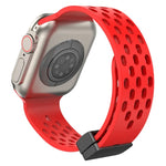 Silikonarmband mit Magnetverschluss, für Apple Watch Series 8 &amp; 7 (41 mm) und Apple Watch Series 8 &amp; 7 (45 mm)