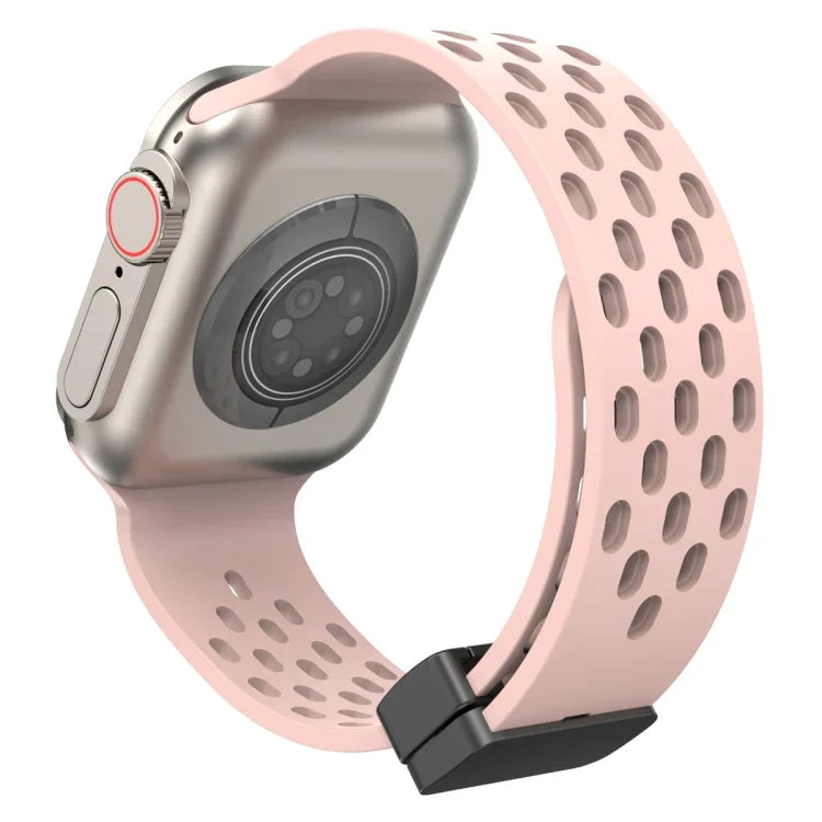 Silikonarmband mit Magnetverschluss, für Apple Watch Series 8 &amp; 7 (41 mm) und Apple Watch Series 8 &amp; 7 (45 mm)