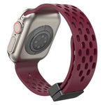 Silikonarmband mit Magnetverschluss, für Apple Watch Series 8 &amp; 7 (41 mm) und Apple Watch Series 8 &amp; 7 (45 mm)