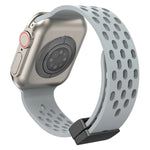 Silikonarmband mit Magnetverschluss, für Apple Watch Series 8 &amp; 7 (41 mm) und Apple Watch Series 8 &amp; 7 (45 mm)