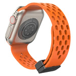 Silikonarmband mit Magnetverschluss, für Apple Watch Series 8 &amp; 7 (41 mm) und Apple Watch Series 8 &amp; 7 (45 mm)
