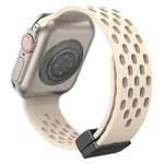 Silikonarmband mit Magnetverschluss, für Apple Watch Series 8 &amp; 7 (41 mm) und Apple Watch Series 8 &amp; 7 (45 mm)