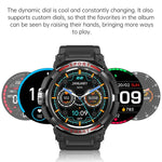 OVISEN GT100 1,39 Zoll TFT-Bildschirm 2-in-1 Bluetooth-Headset Smartwatch, unterstützt Blutsauerstoffmessung/Bluetooth-Musik