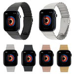 Ocean Metall Ersatzarmband, für Apple Watch SE 2023 44mm, für Apple Watch Ultra 49mm, für Apple Watch 8 41mm, für Apple Watch 8 45mm, für Apple Watch SE 2023 40mm, für Apple Watch 7 45mm, für Apple Watch SE 2022 40mm, für Apple Watch SE 2022 44...