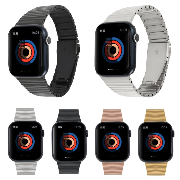 Ocean Metall Ersatzarmband, für Apple Watch SE 2023 44mm, für Apple Watch Ultra 49mm, für Apple Watch 8 41mm, für Apple Watch 8 45mm, für Apple Watch SE 2023 40mm, für Apple Watch 7 45mm, für Apple Watch SE 2022 40mm, für Apple Watch SE 2022 44...