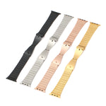 Ocean Metall Ersatzarmband, für Apple Watch SE 2023 44mm, für Apple Watch Ultra 49mm, für Apple Watch 8 41mm, für Apple Watch 8 45mm, für Apple Watch SE 2023 40mm, für Apple Watch 7 45mm, für Apple Watch SE 2022 40mm, für Apple Watch SE 2022 44...