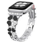 Petal-Metall-Diamant-Armband, für Apple Watch SE 2023 44mm, für Apple Watch Ultra 49mm, für Apple Watch 8 41mm, für Apple Watch 8 45mm, für Apple Watch 7 41mm, für Apple Watch 7 45mm, für Apple Watch SE 2023 40mm, für Apple Watch SE 2022 40mm
