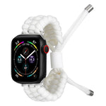 Elastisches, schlichtes Silikon-Armband mit Bohnenmuster, für Apple Watch 9 (45 mm) und Apple Watch 9 (41 mm)