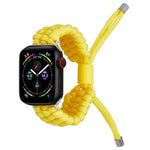 Elastisches, schlichtes Silikon-Armband mit Bohnenmuster, für Apple Watch 9 (45 mm) und Apple Watch 9 (41 mm)