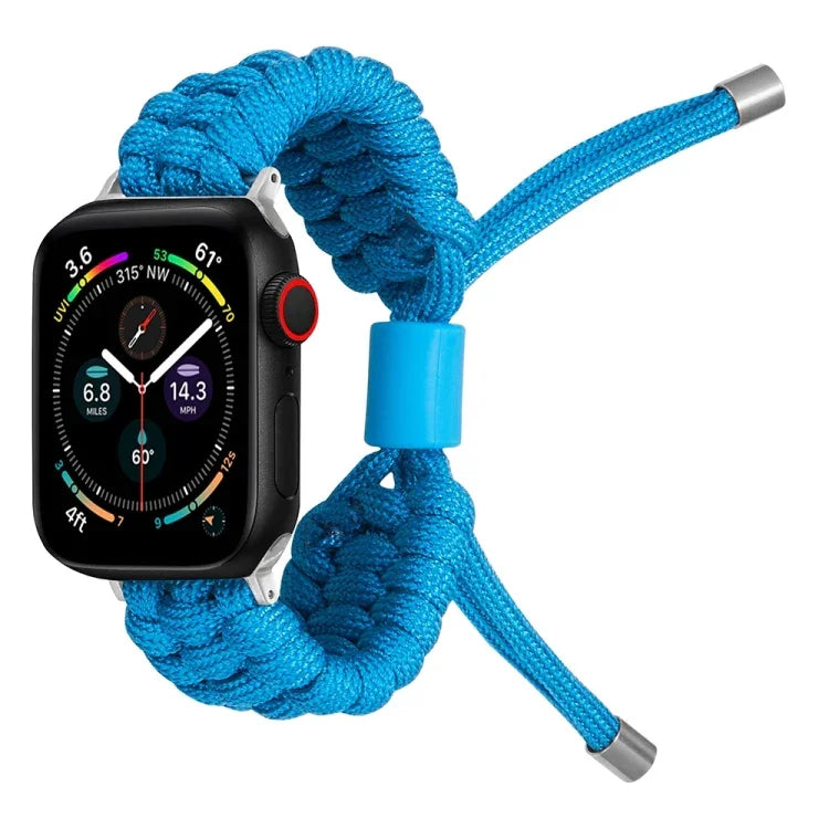 Elastisches, schlichtes Silikon-Armband mit Bohnenmuster, für Apple Watch 9 (45 mm) und Apple Watch 9 (41 mm)