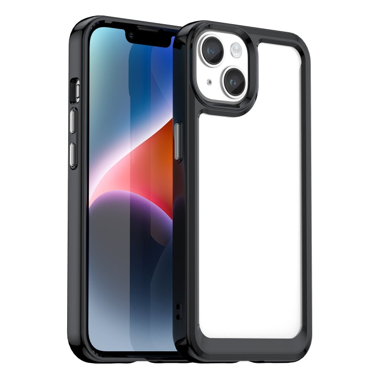 Bunte Serie Acryl + TPU Handyhülle, für iPhone 15