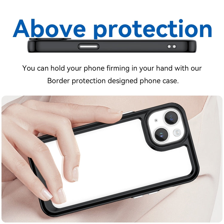 Bunte Serie Acryl + TPU Handyhülle, für iPhone 15