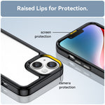 Bunte Serie Acryl + TPU Handyhülle, für iPhone 15