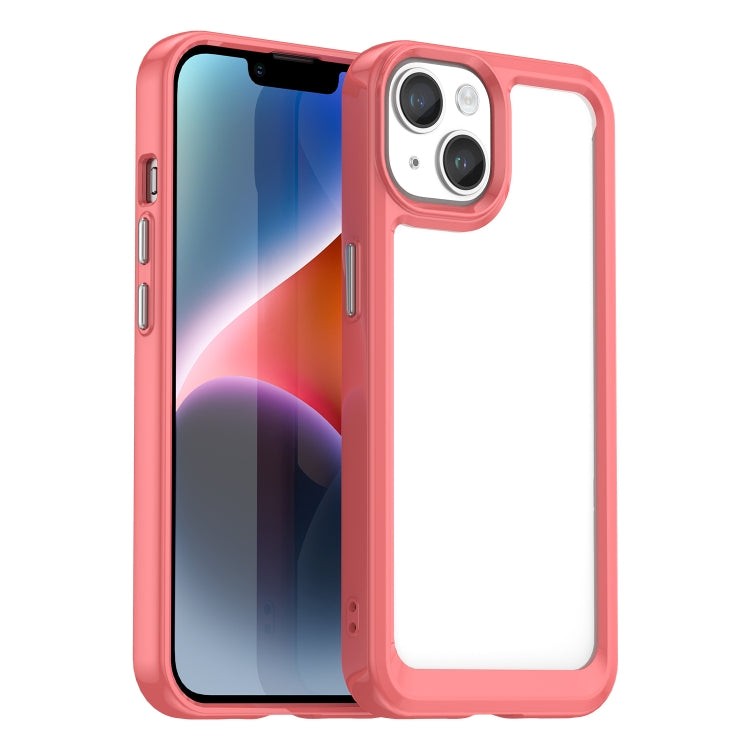 Bunte Serie Acryl + TPU Handyhülle, für iPhone 15