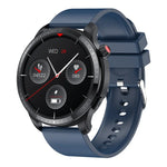 T52 1,39 Zoll IP67 Wasserdichte Smartwatch mit Silikonarmband, unterstützt Bluetooth-Anrufe, Blutsauerstoff- und Körpertemperaturmessung, Silikonarmband (Blau), Silikonarmband (Schwarz), Lederarmband (Rot)