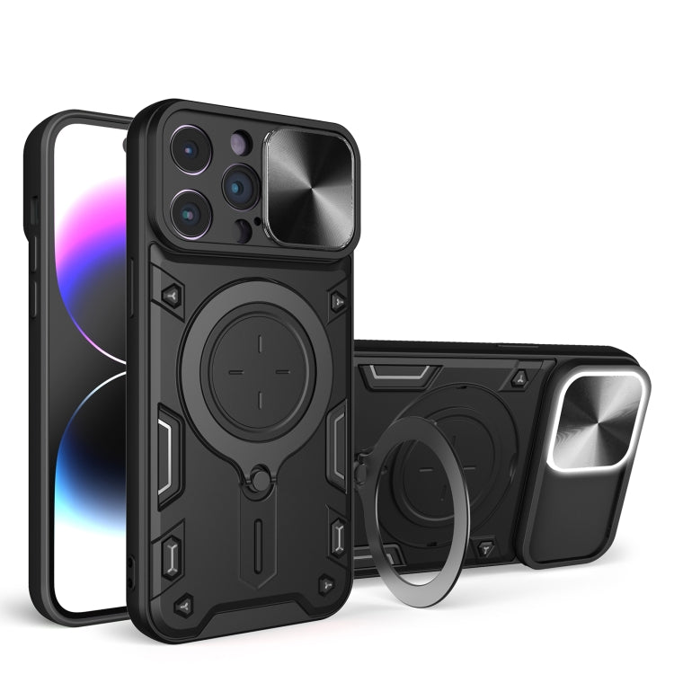 CD-Textur Schiebe-Kameraschutz Magnetischer Halter Handyhülle, für iPhone 14 Pro Max, für iPhone 13 Pro Max, für iPhone 13 Pro, für iPhone 13, für iPhone 12, für iPhone 12 Pro Max, für iPhone 12 Pro, für iPhone 11 Pro Max