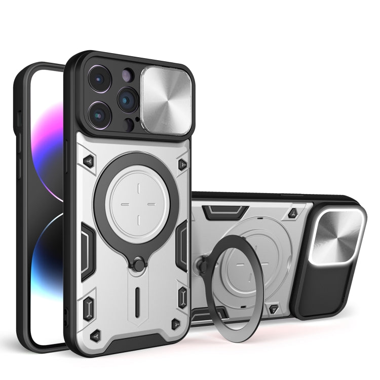 CD-Textur Schiebe-Kameraschutz Magnetischer Halter Handyhülle, für iPhone 14 Pro Max, für iPhone 13 Pro Max, für iPhone 13 Pro, für iPhone 13, für iPhone 12, für iPhone 12 Pro Max, für iPhone 12 Pro, für iPhone 11 Pro Max