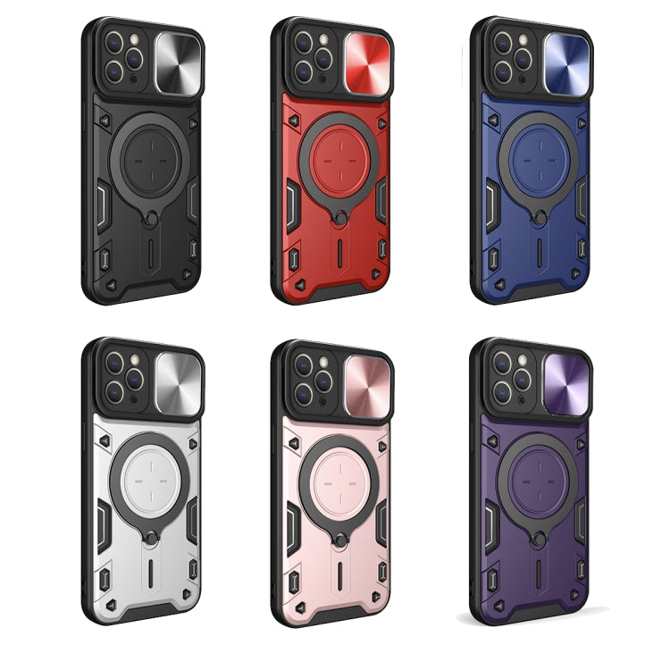 CD Textur Sliding Camshield Magnetische Halterung Handyhülle, Für iPhone 11, Für iPhone 11 Pro