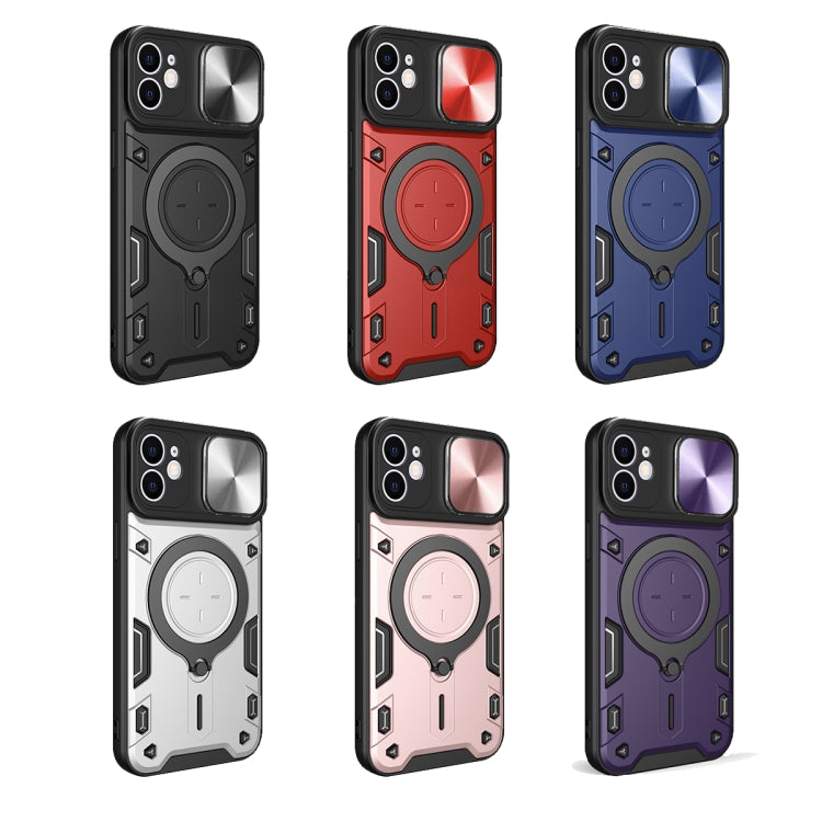 CD Textur Sliding Camshield Magnetische Halterung Handyhülle, Für iPhone 11, Für iPhone 11 Pro