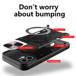 CD Textur Sliding Camshield Magnetische Halterung Handyhülle, Für iPhone 11, Für iPhone 11 Pro