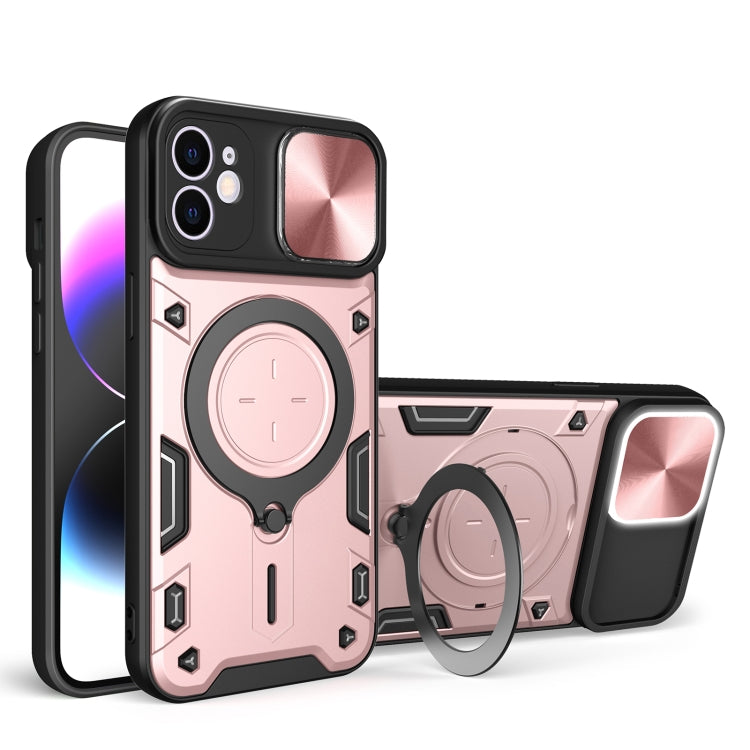 CD Textur Sliding Camshield Magnetische Halterung Handyhülle, Für iPhone 11, Für iPhone 11 Pro