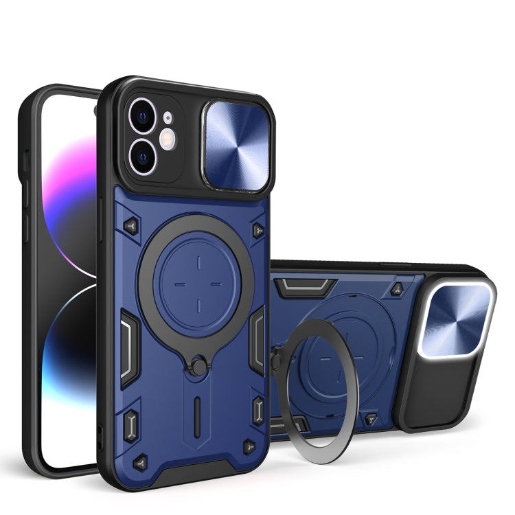 CD Textur Sliding Camshield Magnetische Halterung Handyhülle, Für iPhone 11, Für iPhone 11 Pro