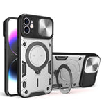 CD Textur Sliding Camshield Magnetische Halterung Handyhülle, Für iPhone 11, Für iPhone 11 Pro
