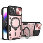 CD Textur Sliding Camshield Magnetische Halterung Handyhülle, Für iPhone 11, Für iPhone 11 Pro