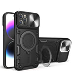 CD Textur Sliding Camshield Magnetische Halterung Handyhülle, Für iPhone 11, Für iPhone 11 Pro