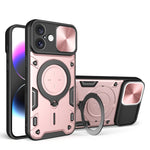 CD-Textur Schiebbares Camshield Magnetisches Halterung Handyhülle, Für iPhone 17e / 16e, Für iPhone 17 Pro Max, Für iPhone 17 Pro, Für iPhone 17, Für iPhone Air, Für iPhone 16 Pro Max, Für iPhone 16 Pro, Für iPhone 16 Plus
