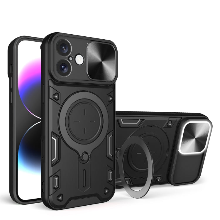 CD-Textur Schiebbares Camshield Magnetisches Halterung Handyhülle, Für iPhone 17e / 16e, Für iPhone 17 Pro Max, Für iPhone 17 Pro, Für iPhone 17, Für iPhone Air, Für iPhone 16 Pro Max, Für iPhone 16 Pro, Für iPhone 16 Plus