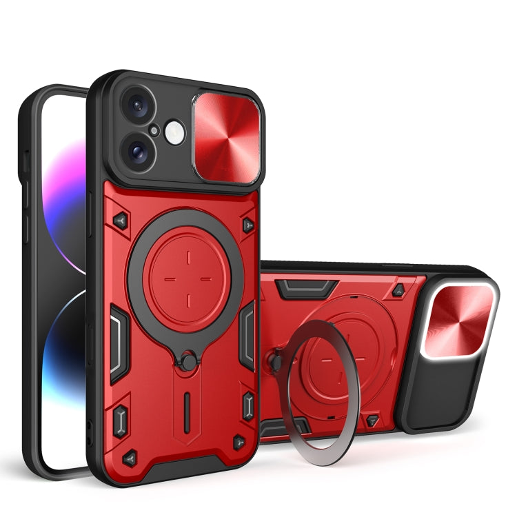 CD-Textur Schiebbares Camshield Magnetisches Halterung Handyhülle, Für iPhone 17e / 16e, Für iPhone 17 Pro Max, Für iPhone 17 Pro, Für iPhone 17, Für iPhone Air, Für iPhone 16 Pro Max, Für iPhone 16 Pro, Für iPhone 16 Plus