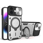 CD-Textur Schiebbares Camshield Magnetisches Halterung Handyhülle, Für iPhone 17e / 16e, Für iPhone 17 Pro Max, Für iPhone 17 Pro, Für iPhone 17, Für iPhone Air, Für iPhone 16 Pro Max, Für iPhone 16 Pro, Für iPhone 16 Plus